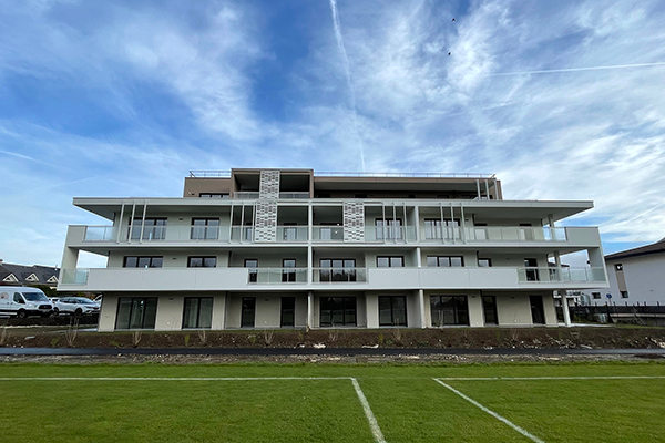 Photo extérieure du bâtiment Prévieugy à Annecy, livré en 2024