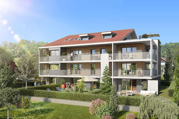 Perspective du programme neuf Villa Indigo à Epagny