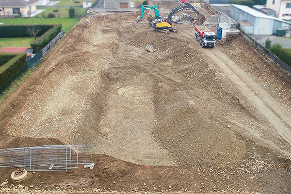 Chantier en cours du programme neuf Equilibre à Saint-Pierre-en-Faucigny